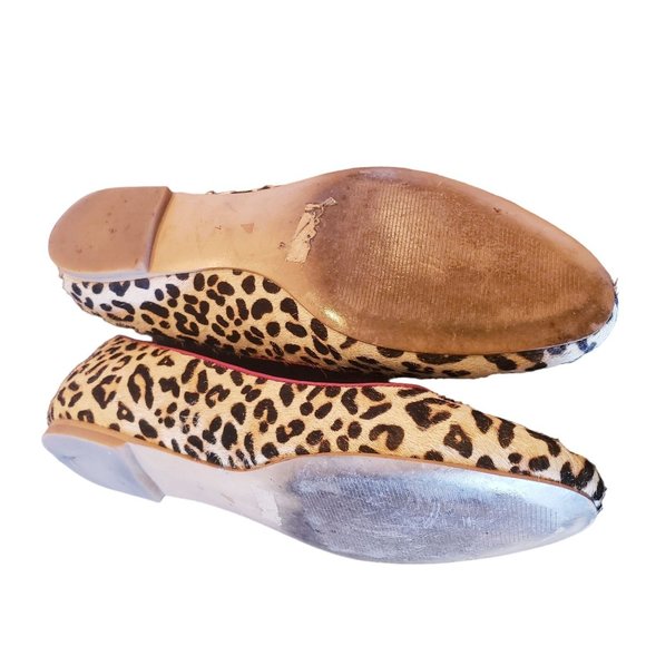 Shoes of Prey fur Ballerina flat size 7 Leopard print - Picture 9 of 10